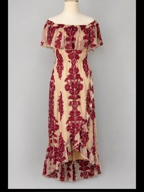 A Beautiful Soul Amberlyn Embroidered Whimsigoth Maxi Dres